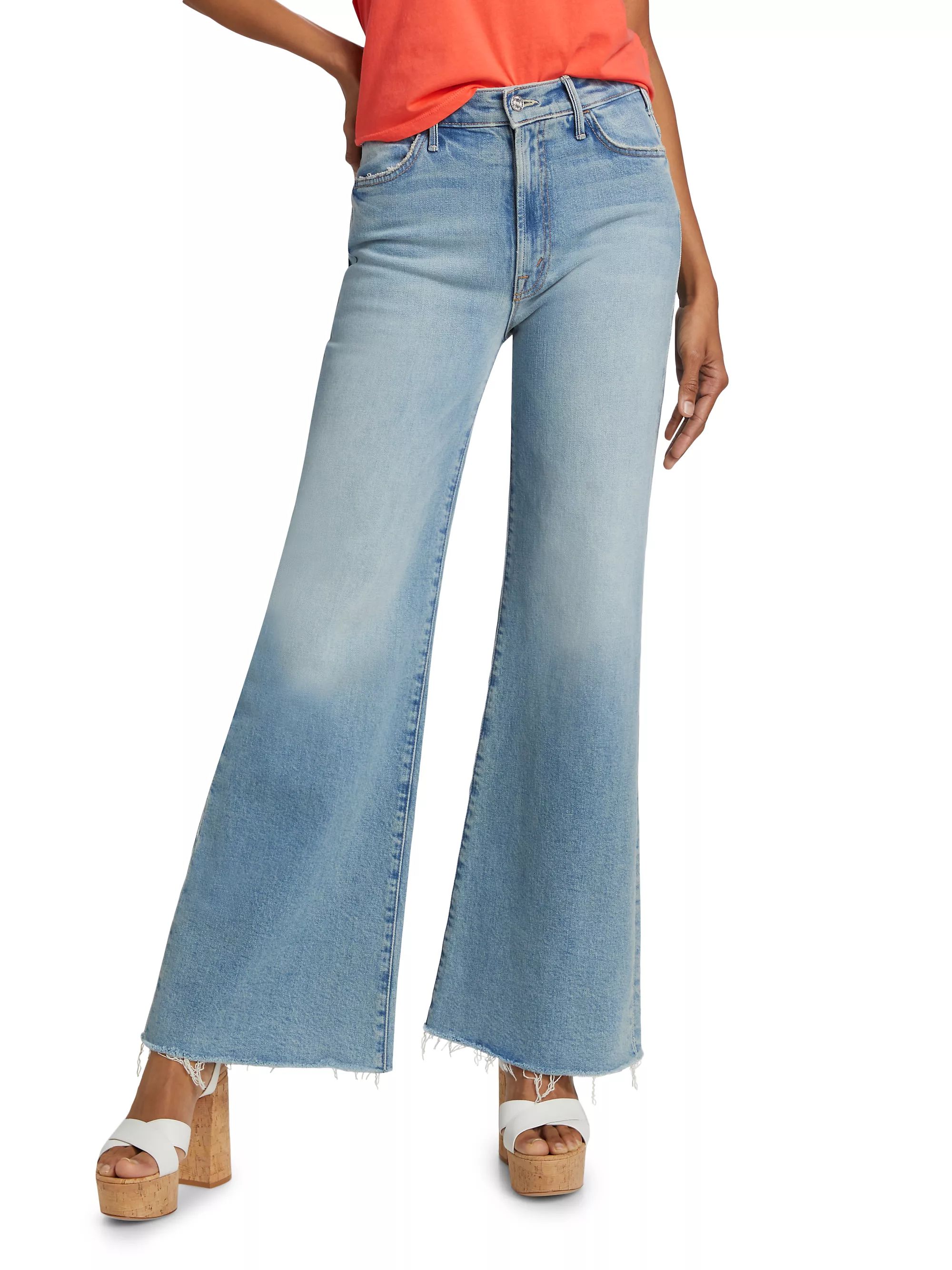 The Hustler Roller Fray Boot-Cut Jeans | Saks Fifth Avenue