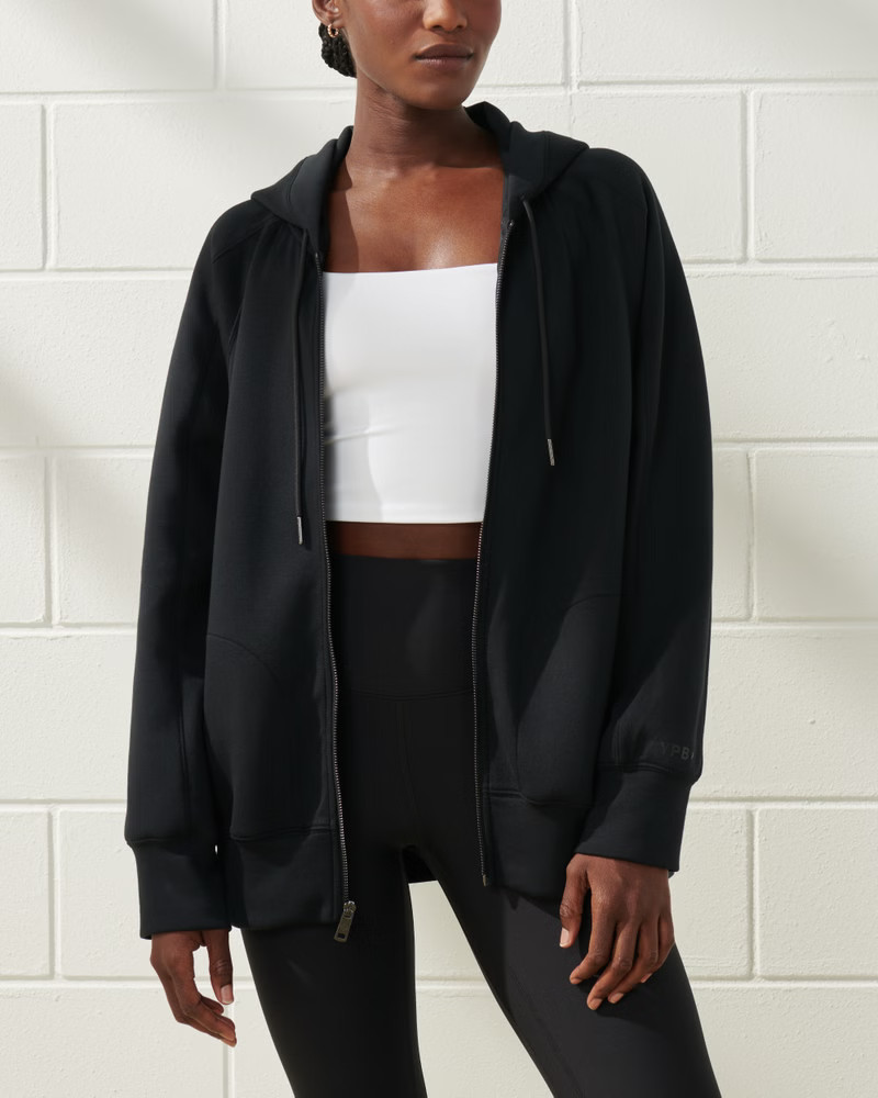 YPB neoKNIT Legging-Friendly Full-Zip Hoodie | Abercrombie & Fitch (US)