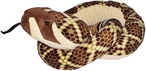Wild Republic Snakesss Western Diamond,Stuffed Animal, Soft Toy, Gifts for Kids, 54 Inches | Amazon (US)