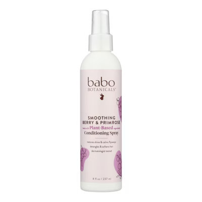 Babo Botanicals Smoothing Berry and Primrose Conditioning Spray - 8 fz | Target