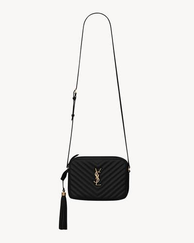 Saint Laurent monogram shoulder bag featuring an adjustable leather strap, removable leather tass... | Saint Laurent Inc. (Global)
