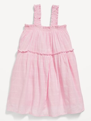 Sleeveless Ruffled Swing Dress for Toddler Girls | Old Navy (CA)