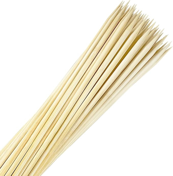 Bamboo Smores Sticks (50 Pcs), 17.5" Marshmallow Roasting Sticks for Fire Pit, 5mm Heavy Duty Woo... | Amazon (US)
