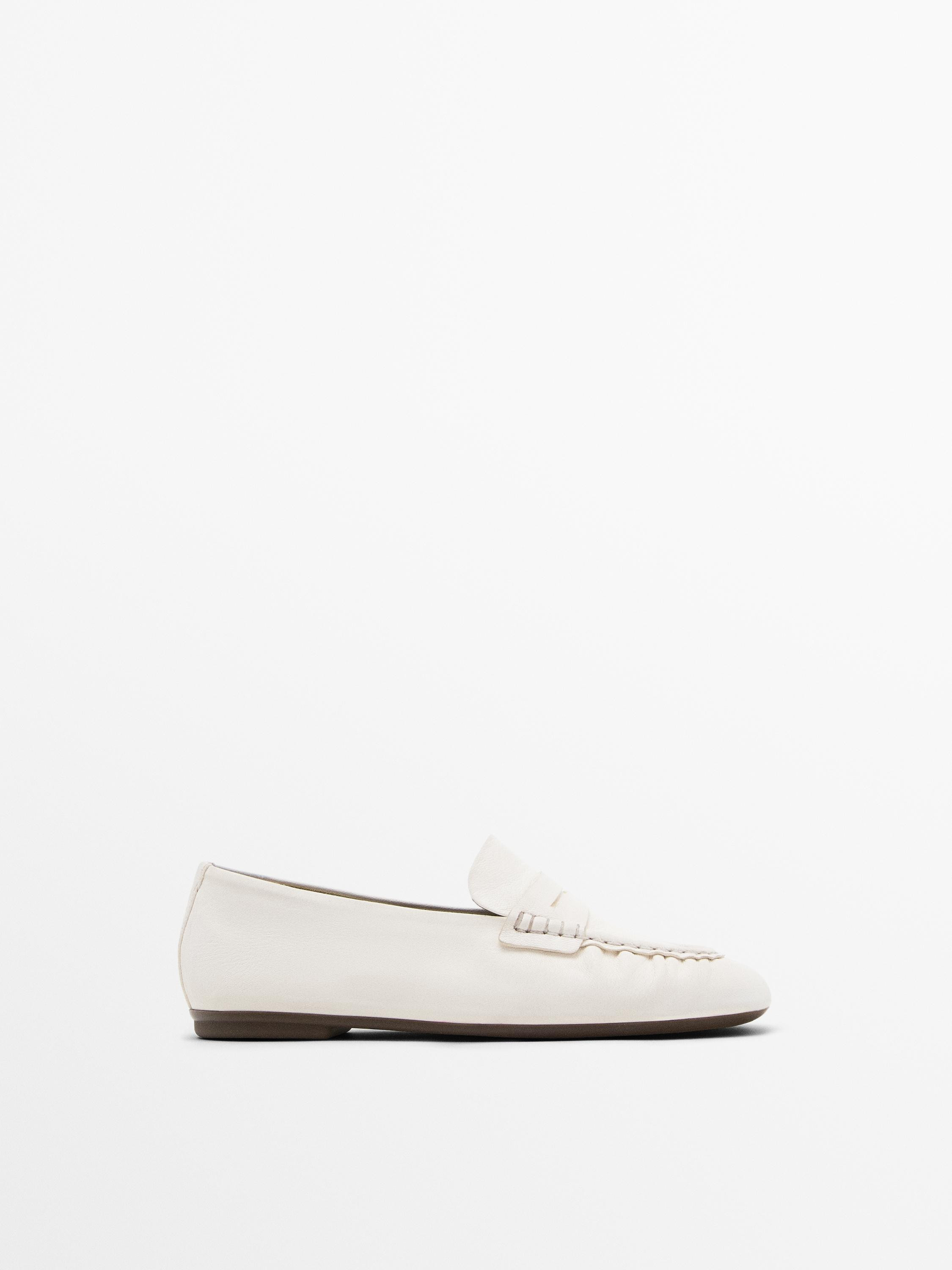 Soft penny loafers | Massimo Dutti US