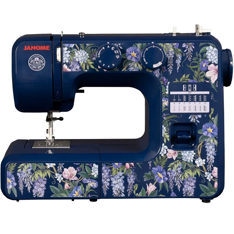 Janome Wisteria Promenade Easy-to-Use 15-Stitch Sewing Machine Officially Licensed Bridgerton Col... | Walmart (US)
