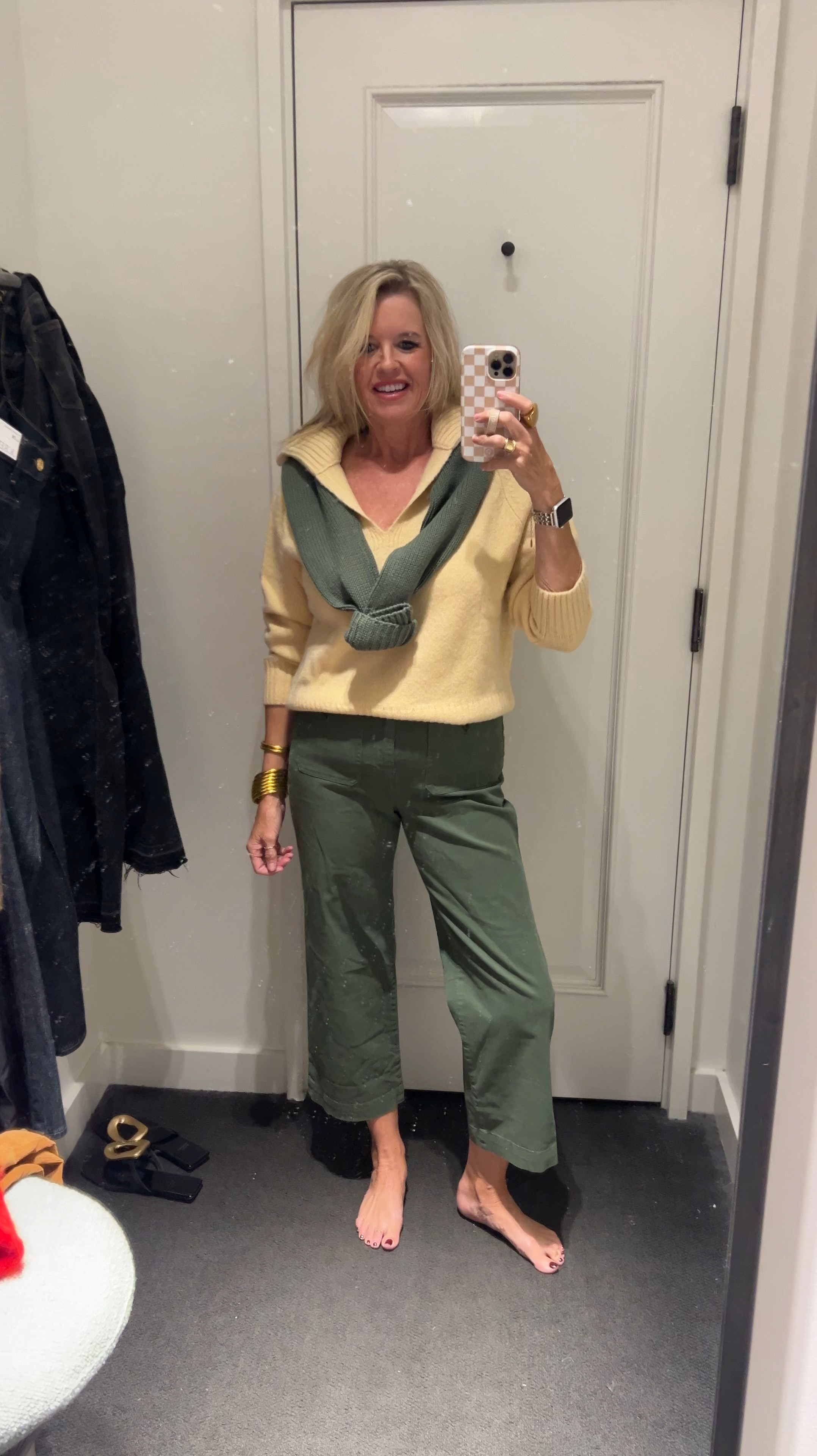 🚨 40% off J Crew entire site

Johnny-collar sweater with ribbed trim

Best in sweaters since 1983 This relaxed-yet-flattering silhouette is crafted in comfortable stretch wool fabric that's both soft and warm.
Fits tts and comes in several colors this is a Ecru not yellow

Sailor slim-wide pant in stretch corduroy
Slim through the hips and thighs and roomier around the ankles, this pant strikes the perfect balance between elevated and easy. Plus, it comes with heritage-inspired patch pockets and a textured corduroy finish with a touch of stretch. TTS 

Relaxed crewneck sweater
A beach-ready sweater knit from finely textured, lightweight cotton, with a chunkier ribbed trim at the hem, cuffs and collar. In other words, the perfect lightweight layer for in-between seasons 

#LTKVideo #LTKSaleAlert #LTKStyleTip