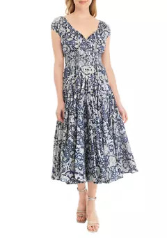 Philosophy Women's Smocked Waist Printed Dress | Belk