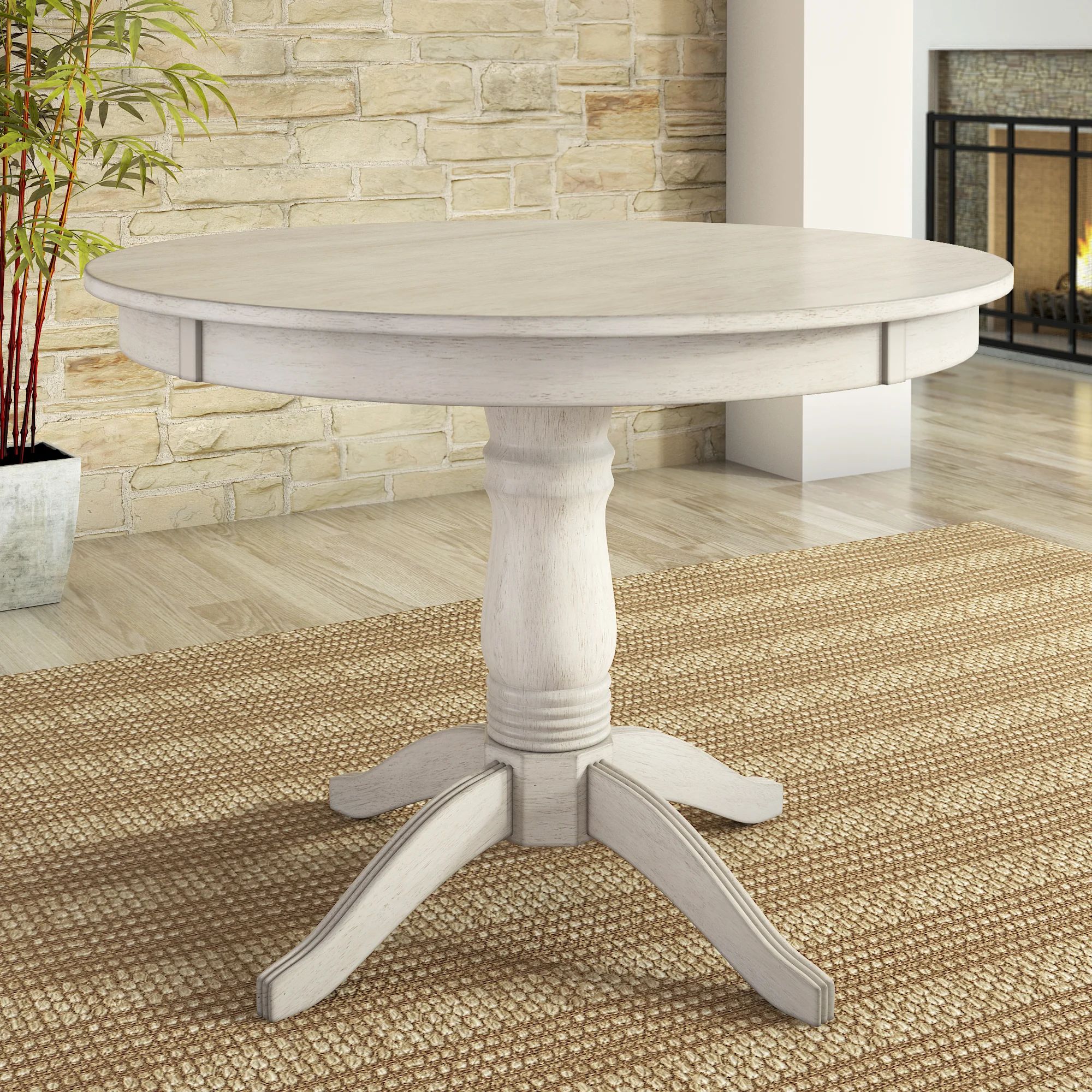 Guertin 42'' Solid Wood Pedestal Dining Table | Wayfair North America
