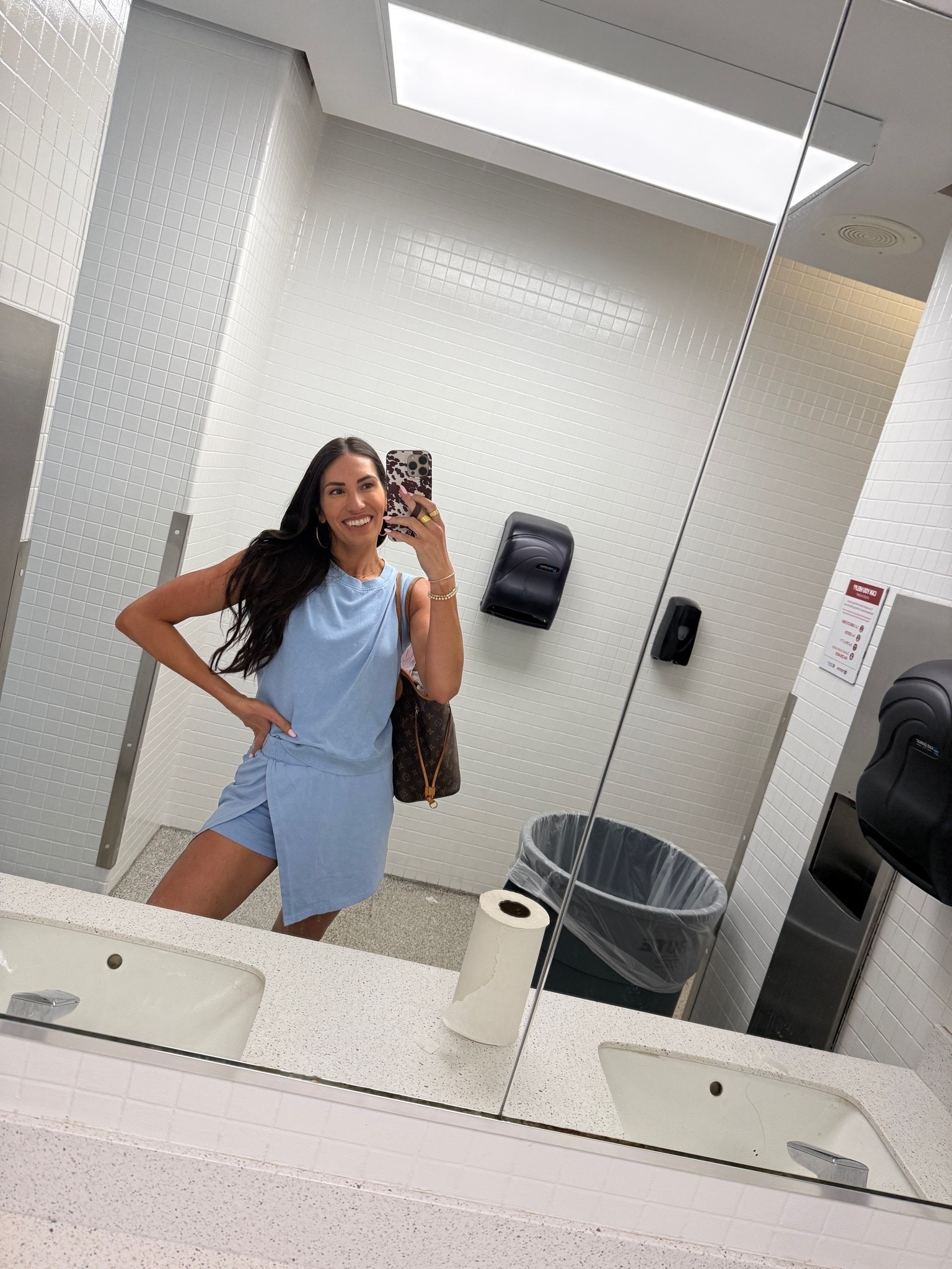 Travel outfit today!
Two piece set I love 🩵
Wearing size small 
Amazon find 
It’s so cute and comfortable! 
Skort has shorts underneath!

#LTKootd #LTKActive #LTKTravel