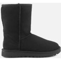 UGG Women's Classic Short II Sheepskin Boots - Black | Coggles (Global)