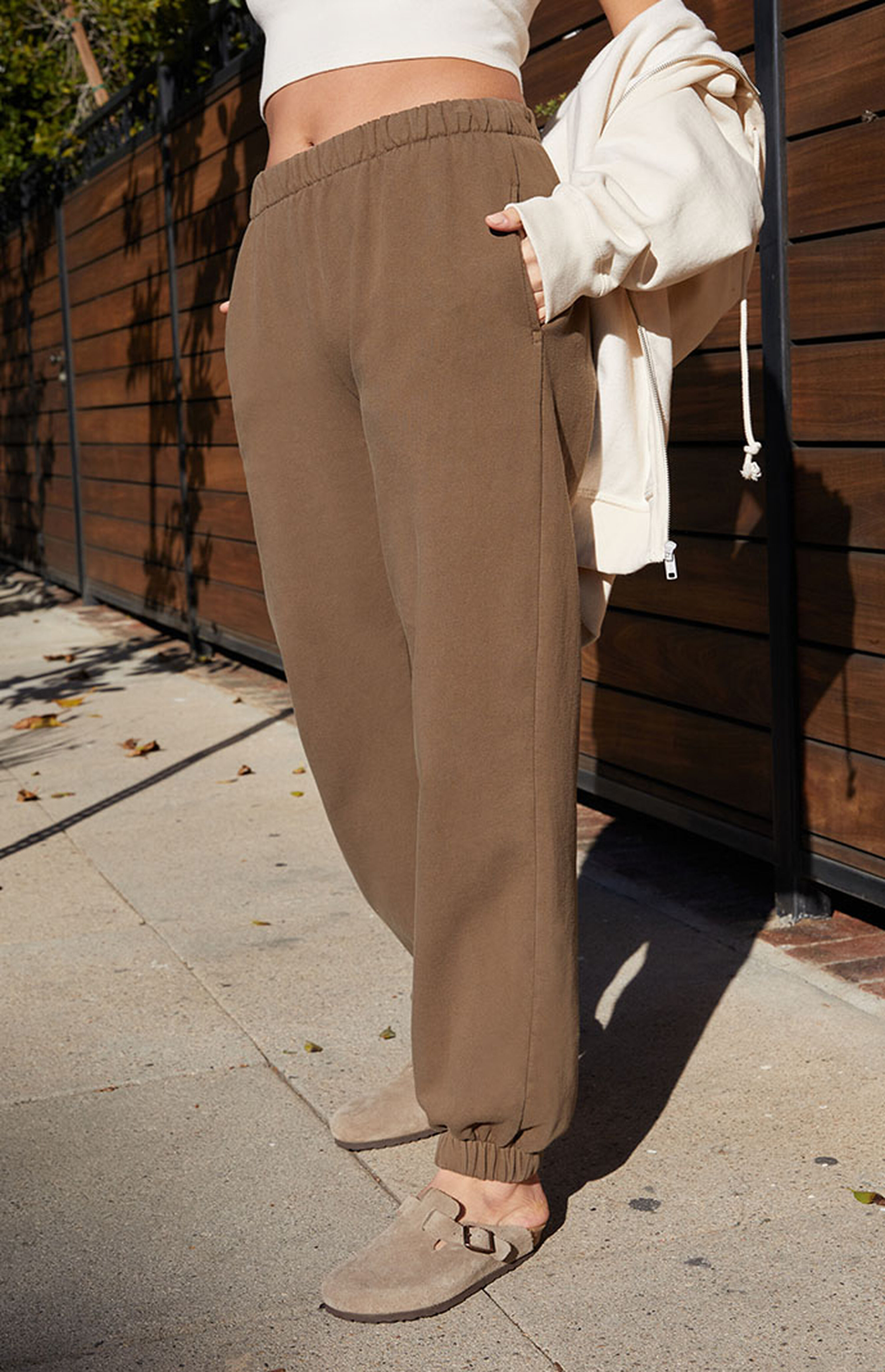 John Galt Taupe Rosa Sweatpants | PacSun