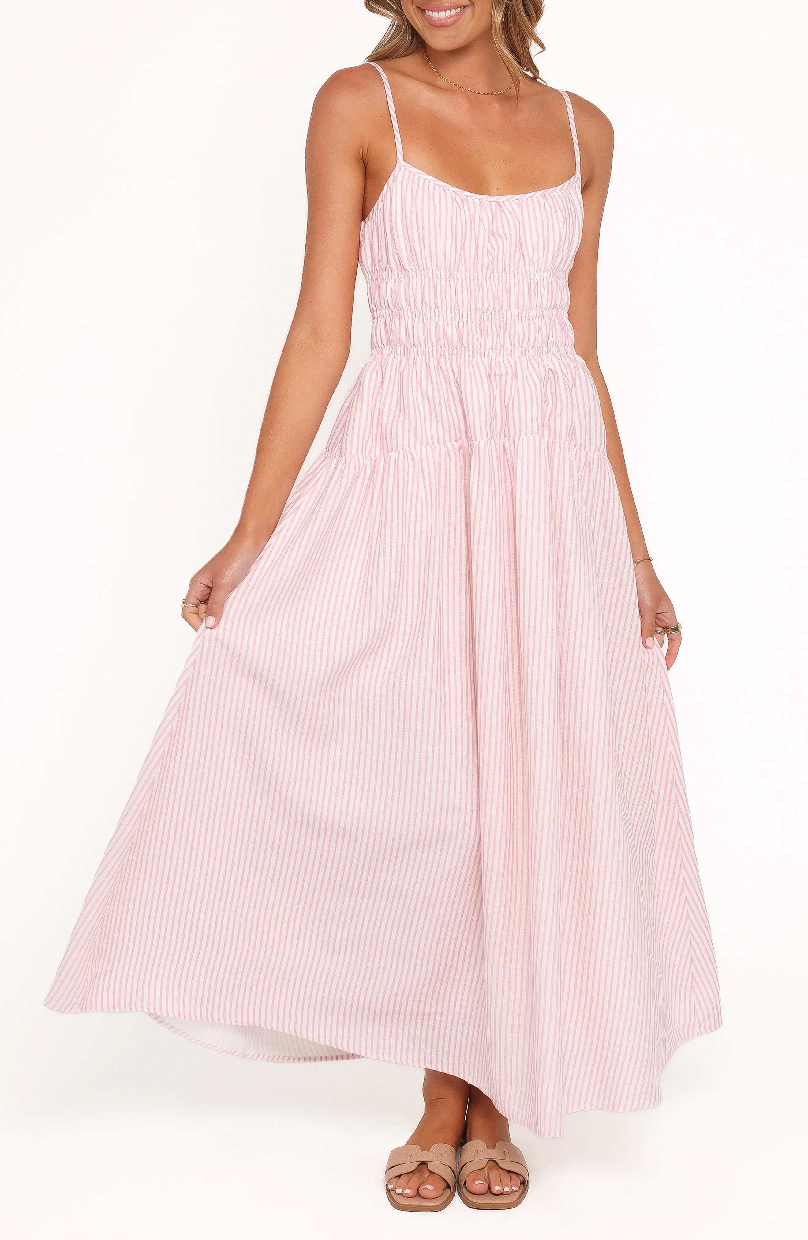Brittany Stripe Maxi Sundress (Women) | Nordstrom | Nordstrom