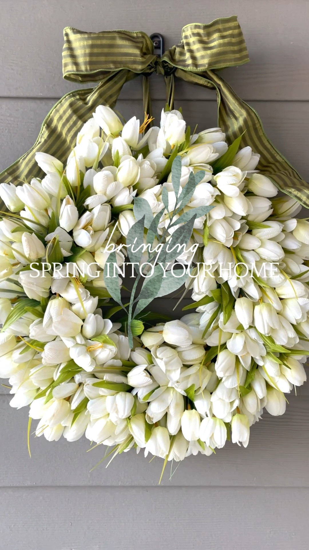 A few of my favorite ways to bring spring into your home: a tulip wreath, a vintage egg basket, some green branches and plenty of cheeky bunnies. How do you like to bring spring into your home?

#LTKSeasonal #LTKhome #LTKFind