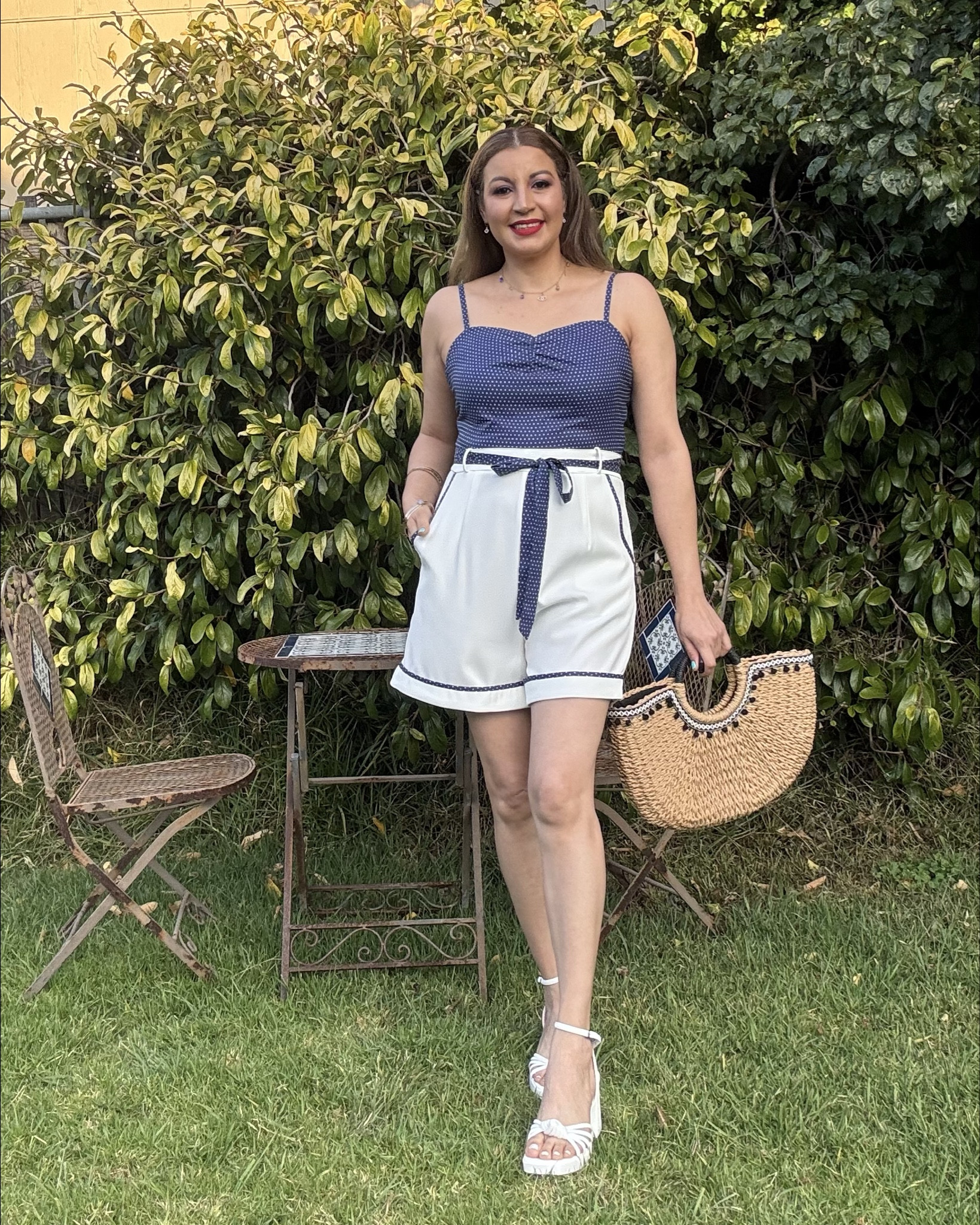 Blue 1940s Polka Dot Patchwork Suspender Romper.
Size:L

#LTKSaleAlert #LTKStyleTip #LTKSeasonal

#LTKSeasonal #LTKStyleTip #LTKBeauty