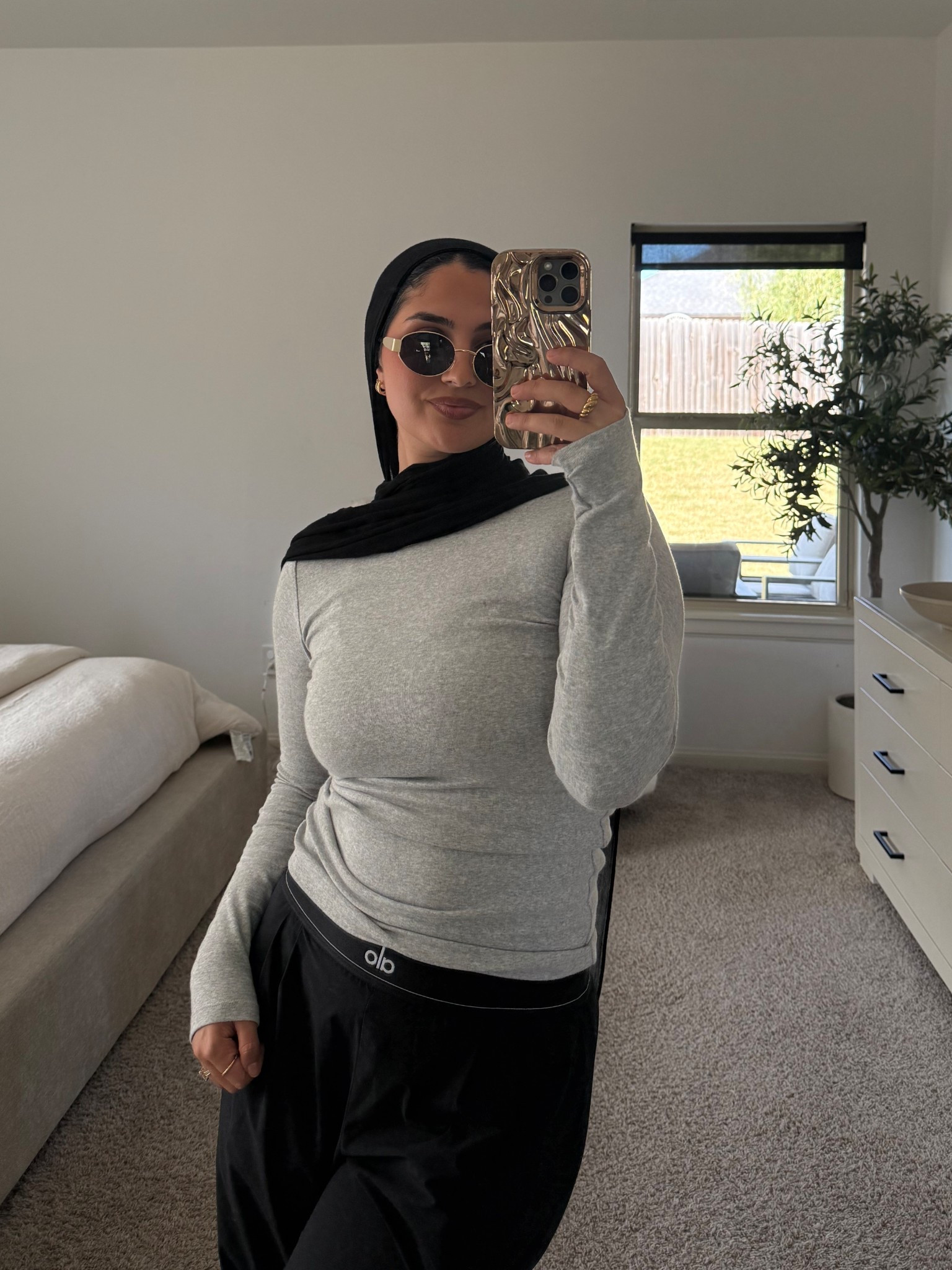 this grey tee is SO comfortable! I sized down! 

#LTKSeasonal #LTKActive #LTKFindsUnder50