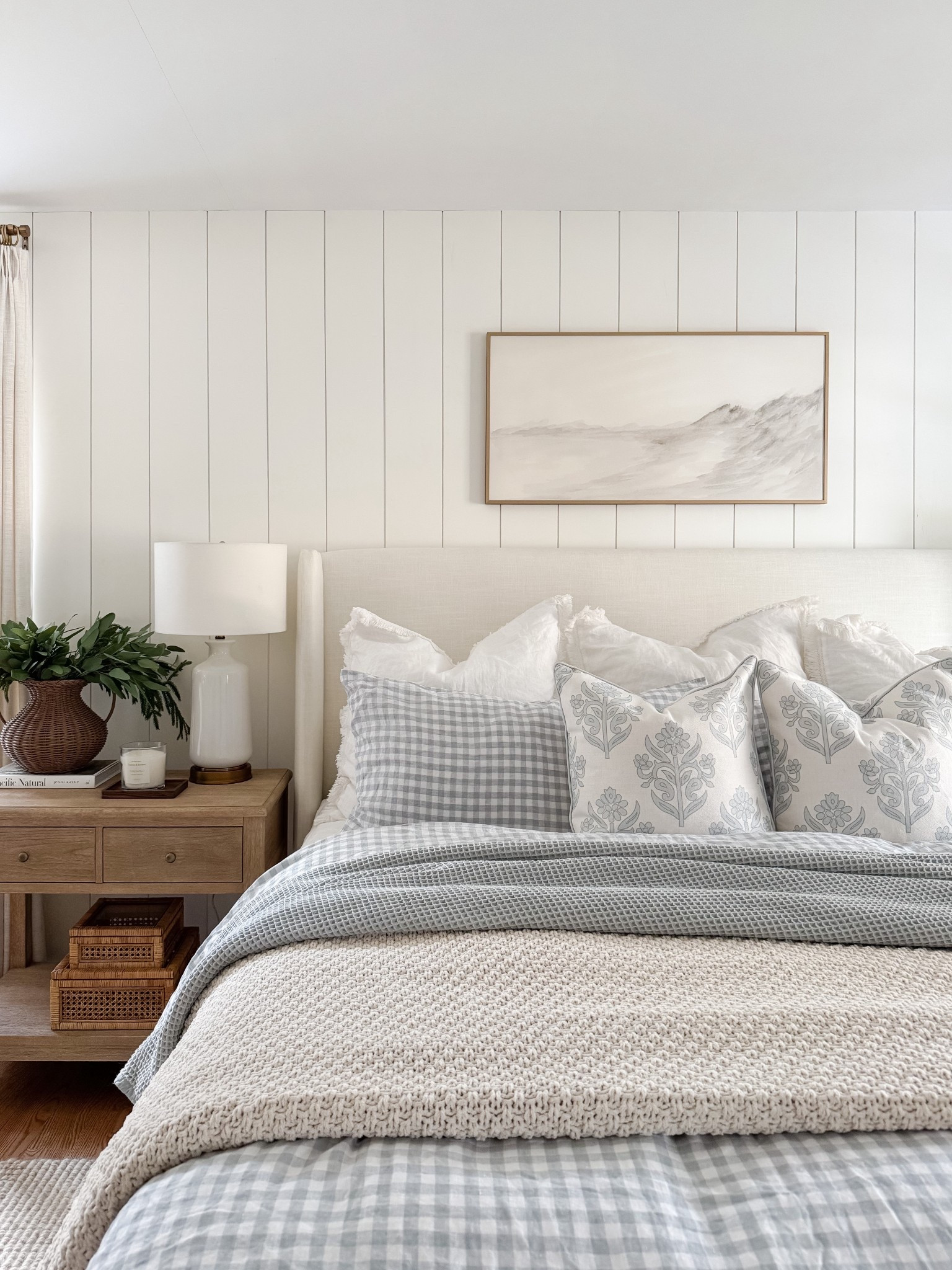 Layered coastal bedroom! This bedroom is all about relaxed layers, soft blues, and classic coastal patterns that make the space feel serene. 


#LTKFindsUnder50 #LTKHome