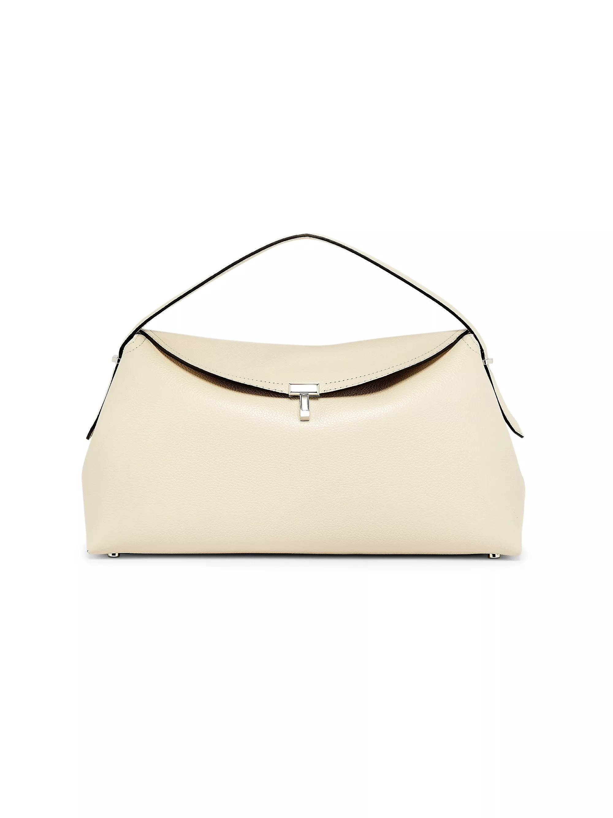 T-Lock Leather Top-Handle Bag | Saks Fifth Avenue