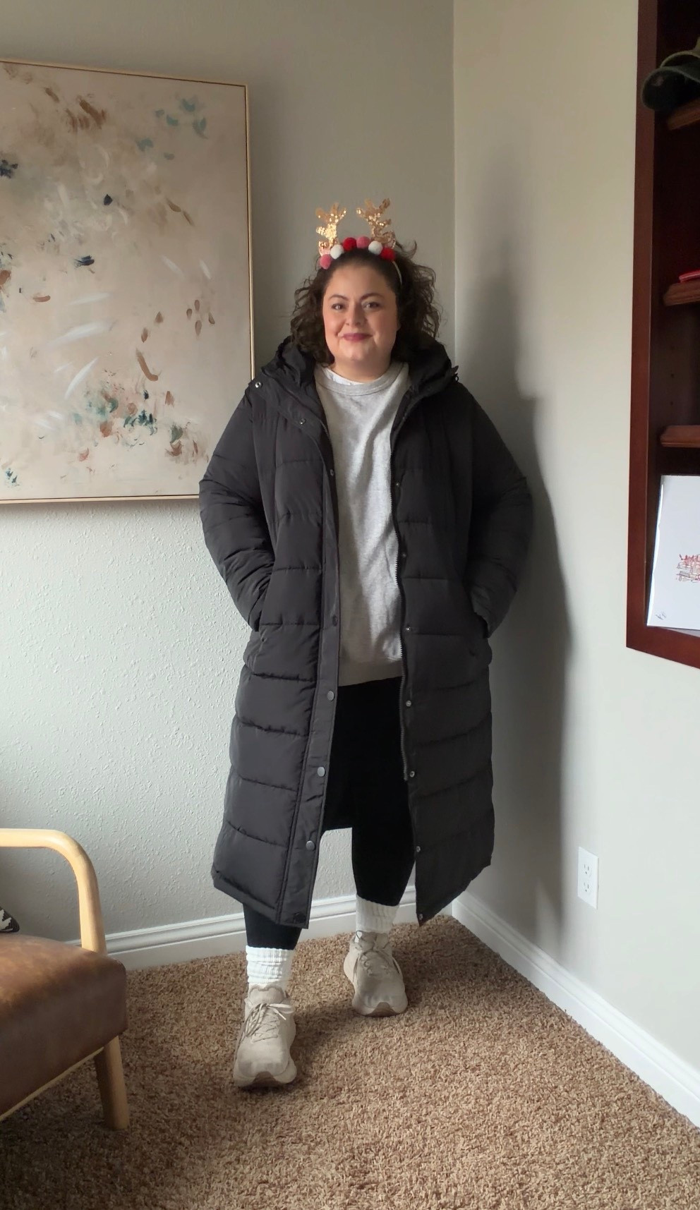 Jacket M - would size up for more room in my arms 
Leggings 1X
Sweatshirt XXL 
Tee XXL 
Shoes TTS 

bust 44  //  waist 42  //  hips 55  //  5’6” 

#LTKHoliday #LTKmomlife #LTKPlusSize