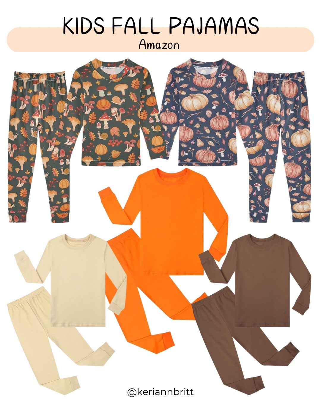 Kids Fall Pajamas on Amazon

Baby pajamas / toddler pajamas / kids pajamas / holiday pajamas / fall jammies / Halloween pjs / kids sleepwear / Amazon kids / fall pajamas / girls pajamas / boys pajamas / solid pajamas / bamboo pajamas / autumn leaves print / fall colors 

#LTKSeasonal #LTKFamily #LTKKids