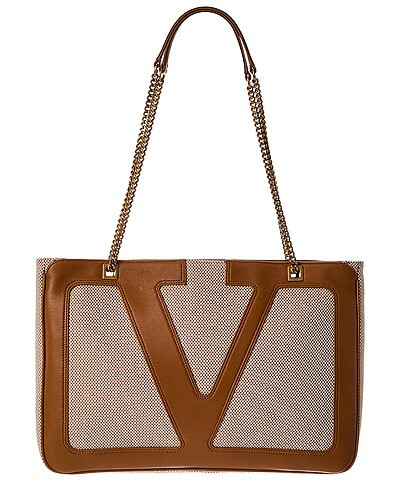 Viva Superstar Canvas & Leather Shoulder Bag | Gilt & Gilt City