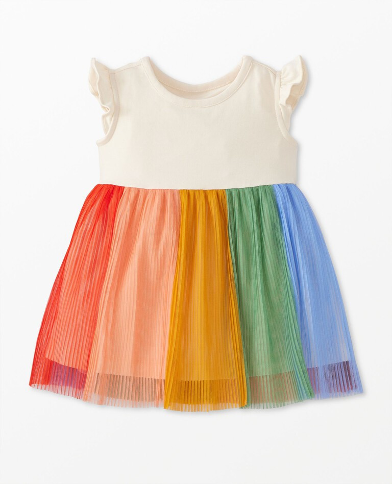 Baby Sleeveless Rainbow Tulle Dress | Hanna Andersson