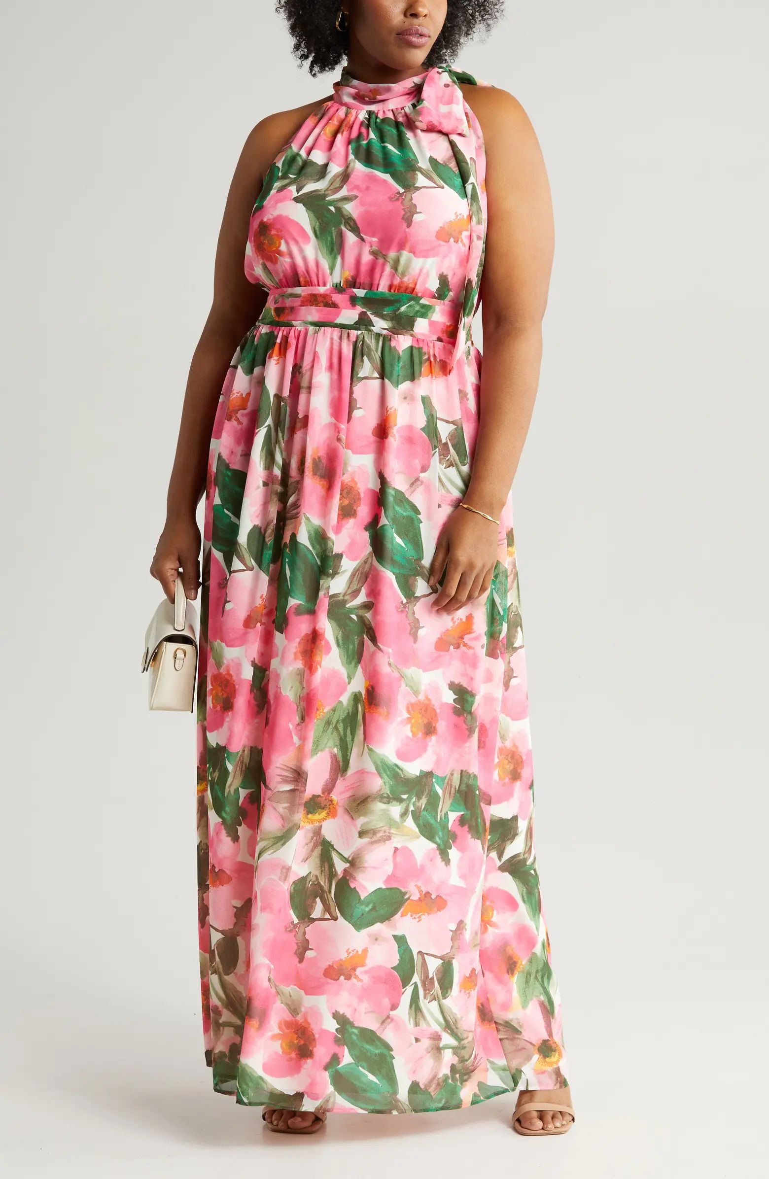Anne Klein Floral Maxi Dress | Nordstrom | Nordstrom