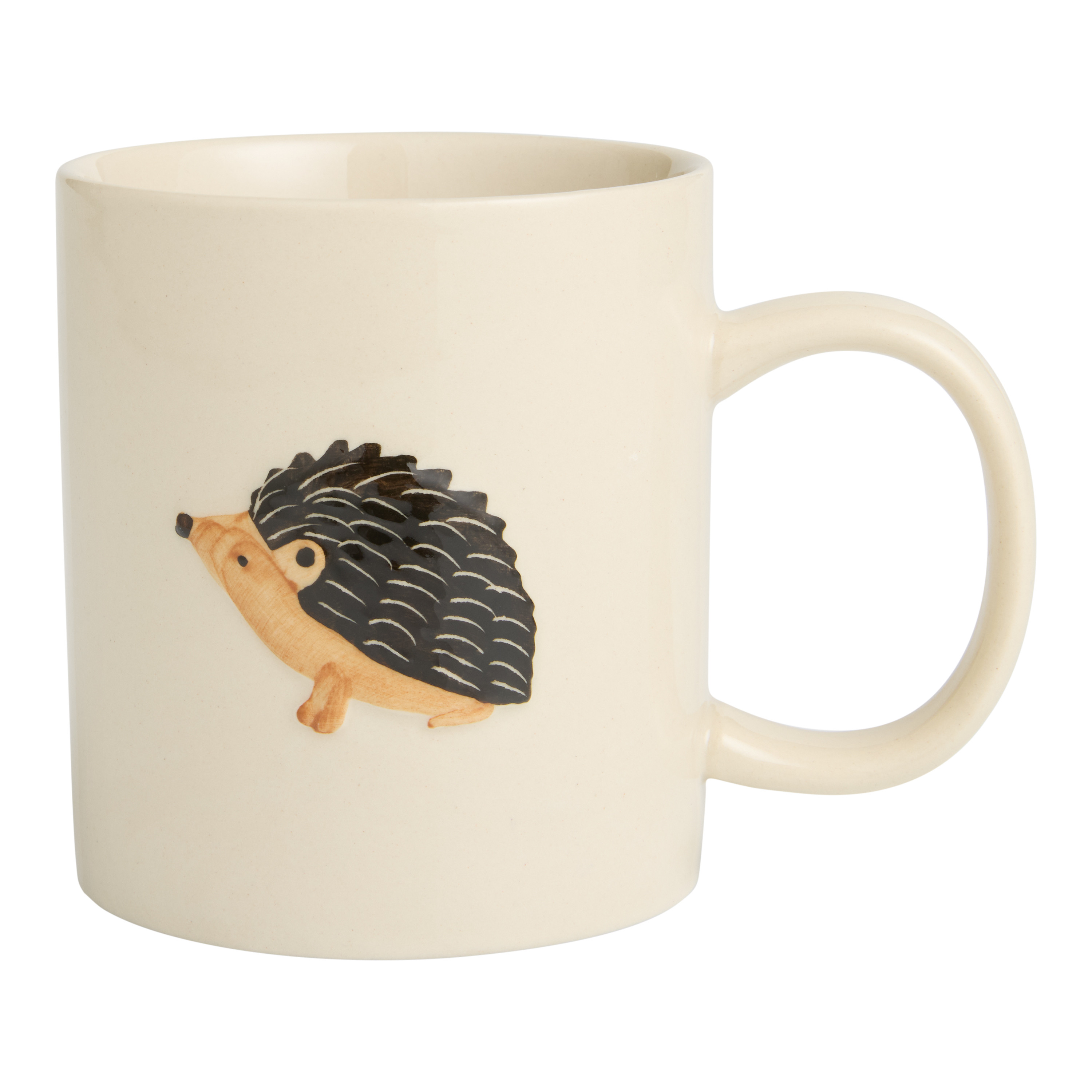 Cream Harvest Critters Hand Painted Ceramic Mug | World Market