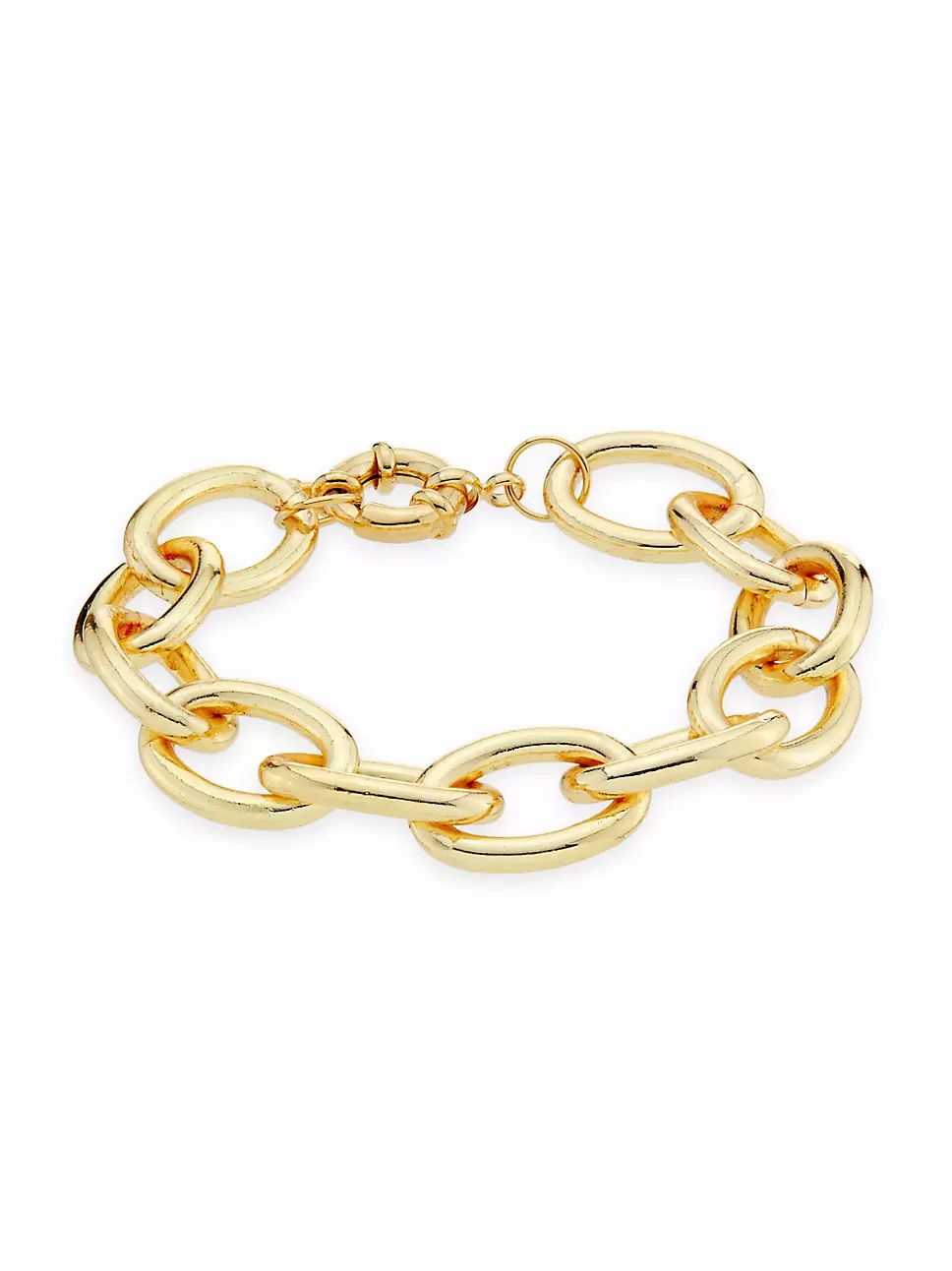 Heritage Regent XL 18K Gold-Plated Chain Bracelet | Saks Fifth Avenue