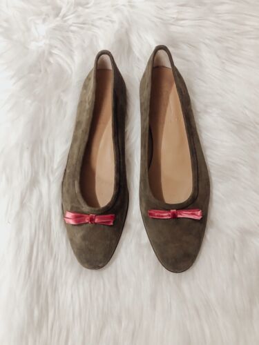 J.CREW NEW Womens Green Suede Ballet Flats Made in Italy NWOB New w/o Box Size 7  | eBay | eBay US
