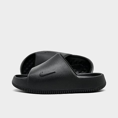 Nike Little Kids Calm Slide Sandals in Black Size: 2.0 | Finish Line (US)