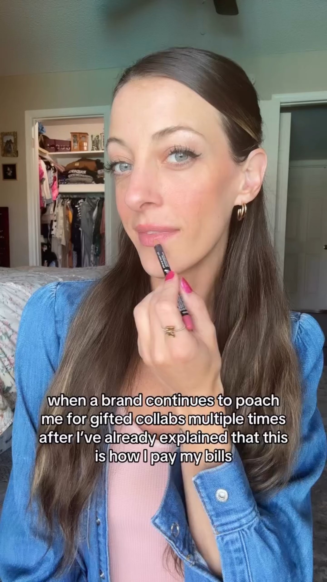 Real life as a beauty/fashion/lifestyle content creator 🤭🥰😭😵‍💫😂 and don’t get me wrong!!! if it’s a product or brand you really love, use, support and align with (or especially if you’re a newer creator or just starting out on your creating journey!!!) — then my advice is to take the gifted product, practice your craft of making content and continue fine tuning UNTIL you can either build up a portfolio orrrr turn that in to a paid brand deal! If you’ve been interested in social media or starting your social media journey, let me know any questions you may have in the comments as well as any tips or insights you’d like me to cover next! 💖💫 to shop my go to lip liner comment “lip combo” 💋

#contentcreator #PR #branddeal #UGC #makingmoneyonline #makingmoney #microinfluencer #relateable