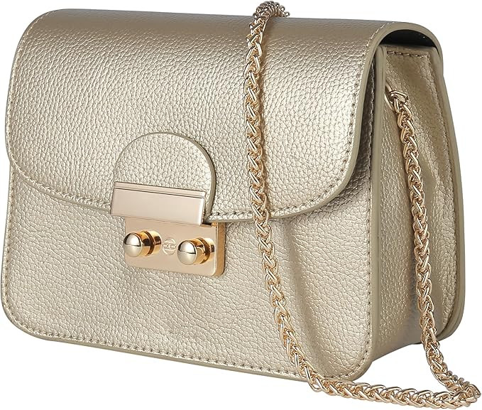 TOYOOSKY Small Crossbody Purses for Women Mini Size Faux Leather Chain Shoulder Bag Evening Clutc... | Amazon (US)