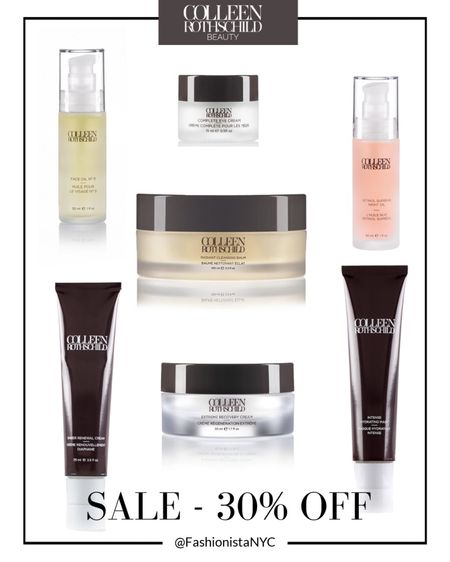 Cyber Sale now at Colleen Rothschild Skincare!!! 30% OFF site wide now!! 
Click any photo and save on everything 🎉🎉 

Follow my shop @fashionistanyc on the @shop.LTK app to shop this post and get my exclusive app-only content!

#liketkit #LTKHoliday #LTKbeauty #LTKunder50 #LTKU #LTKCyberweek #LTKGiftGuide #LTKsalealert
@shop.ltk
https://liketk.it/3VaCz