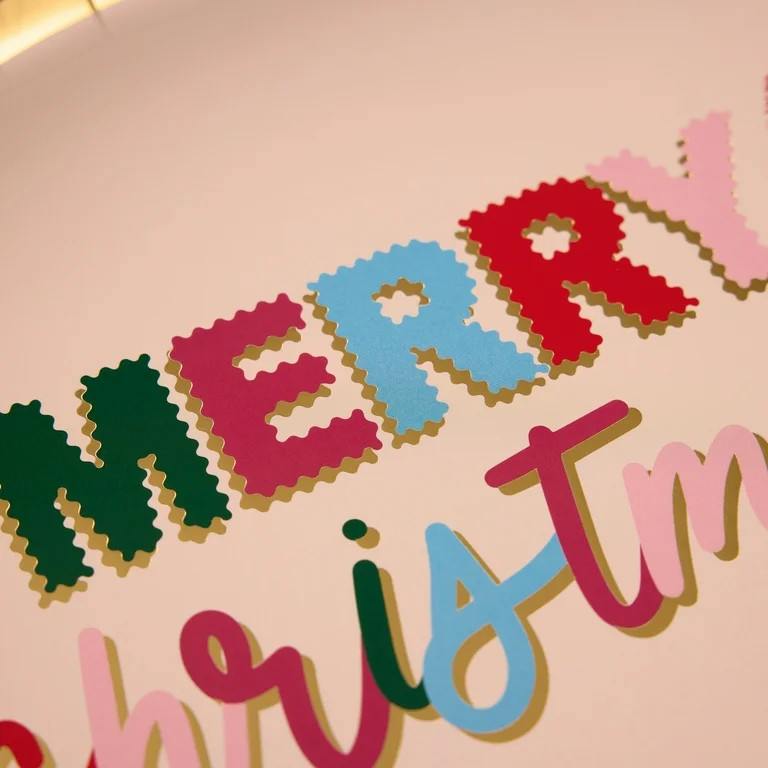 Packed Party Merry Christmas Paper Dinner Plate, 8 Count | Walmart (US)