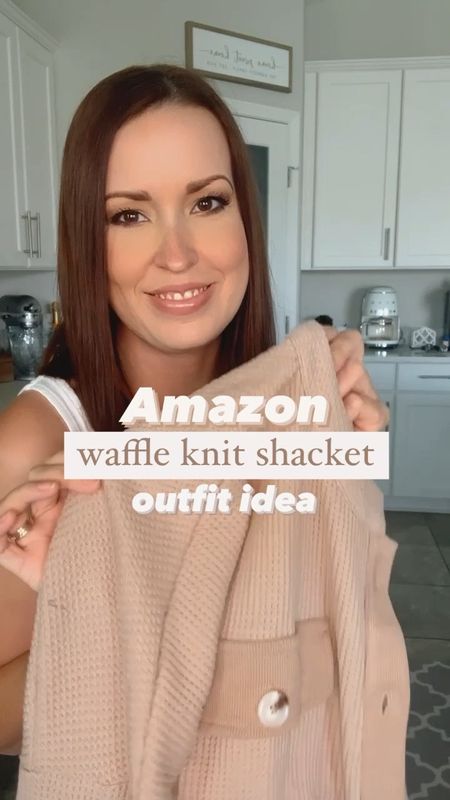 Amazon Waffle Knit Shacket Outfit Idea ✨🍁🤎

Wearing a small!

Fall outfit
Fall styles
Mom styles
Casual look 

#LTKSeasonal #LTKsalealert #LTKFind