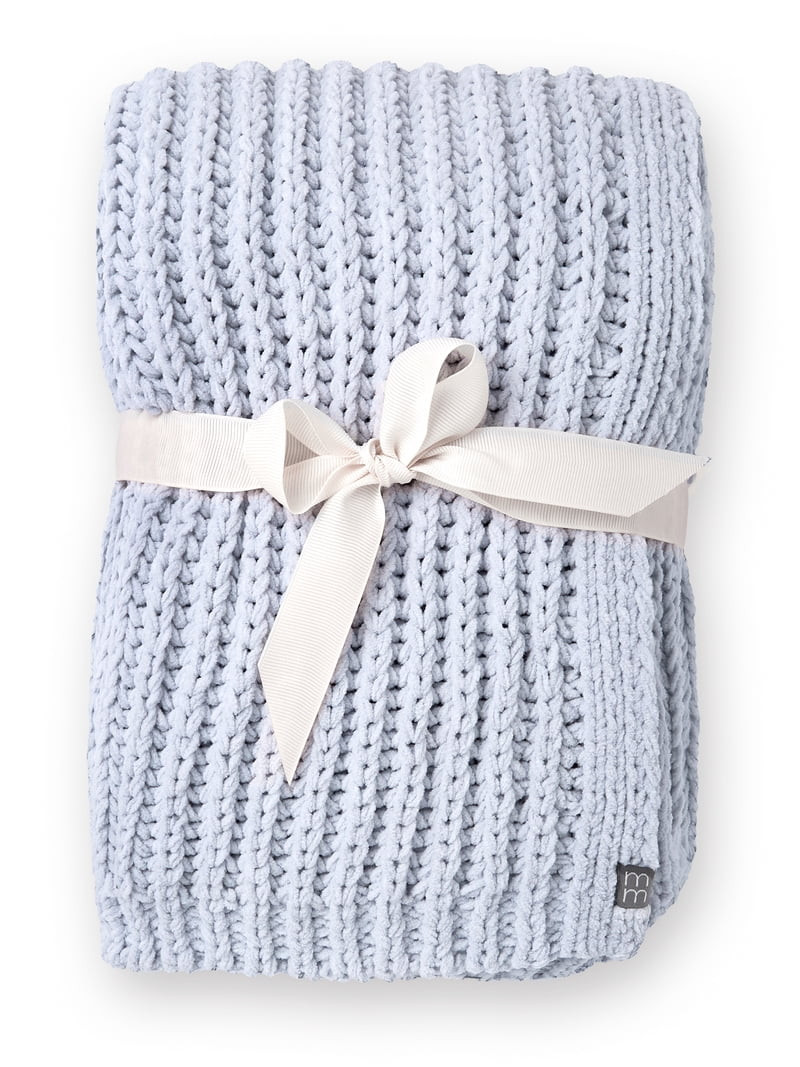 Modern Moments by Gerber Baby Neutral Chenille Blanket, Gray Dawn, One Size | Walmart (US)