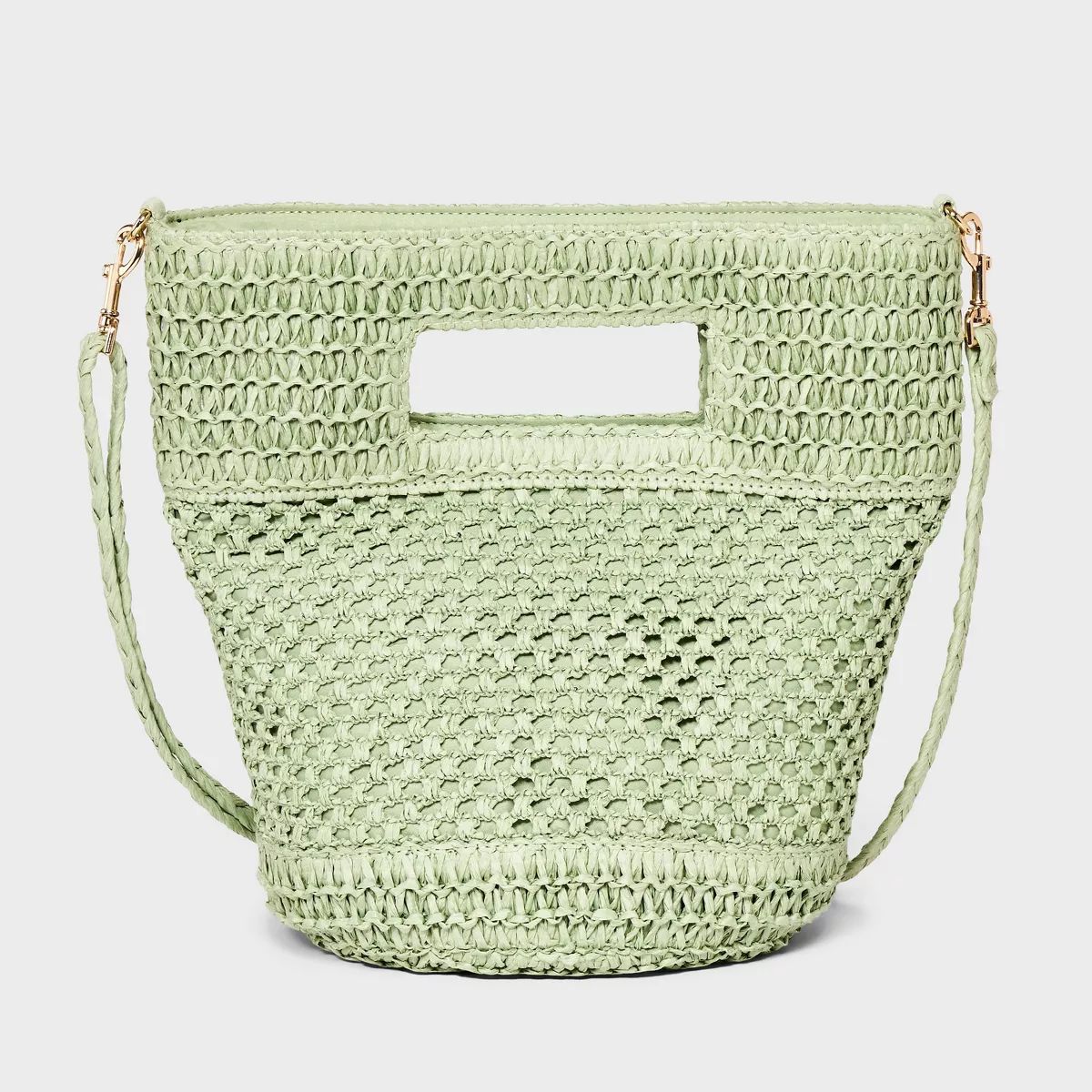 Straw Crossbody Bucket Bag - Universal Thread™ | Target