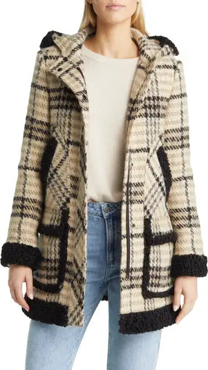 Plaid Hooded Duffle Coat | Nordstrom