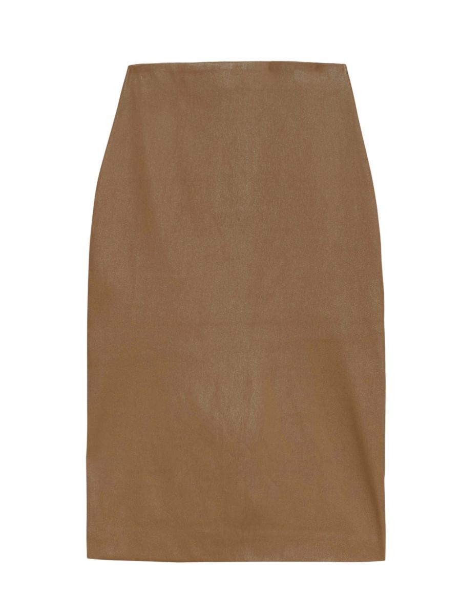 Theory Skinny Leather Pencil Skirt | Saks Fifth Avenue