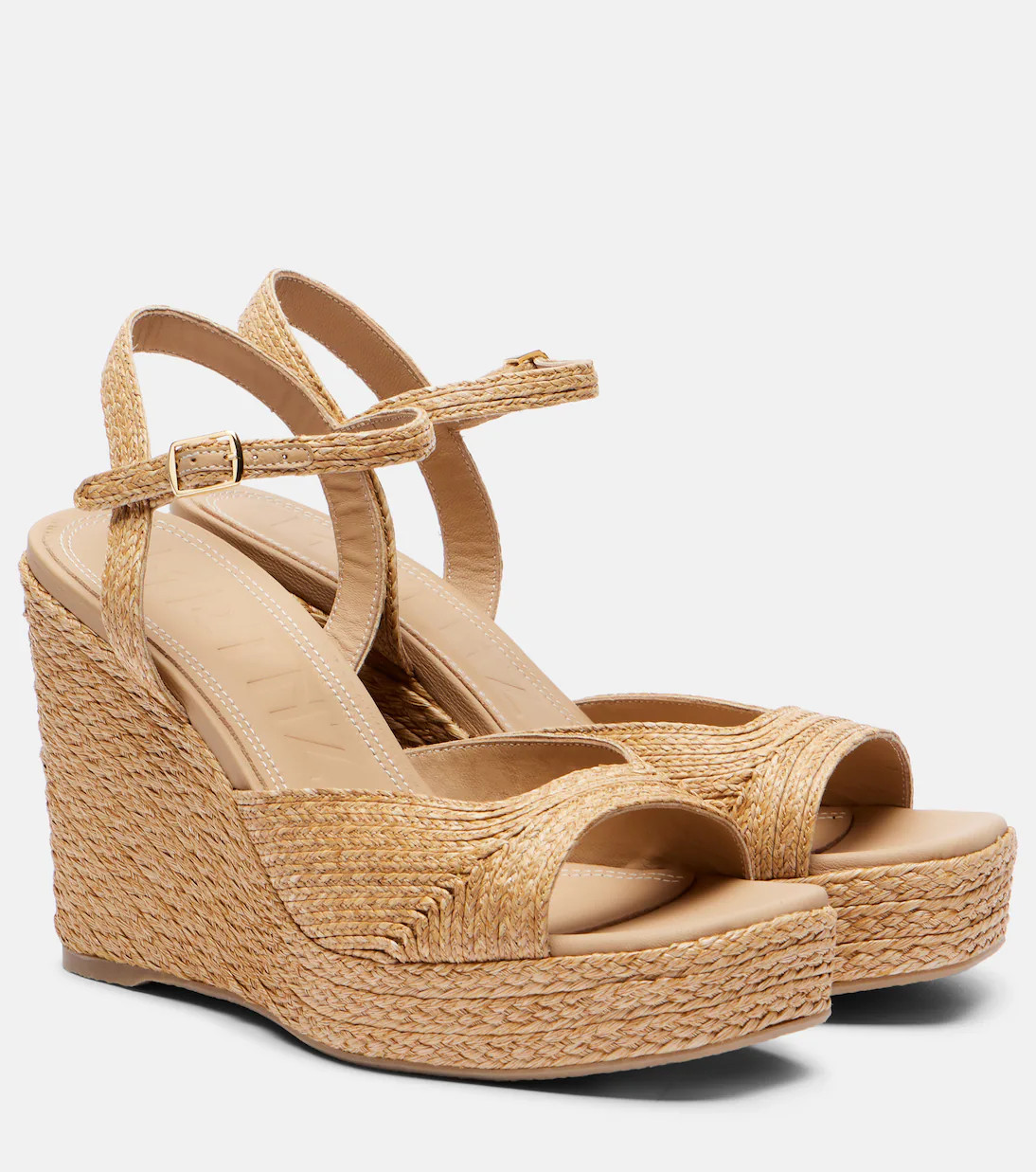 Summer raffia espadrille wedges | Mytheresa (US/CA)