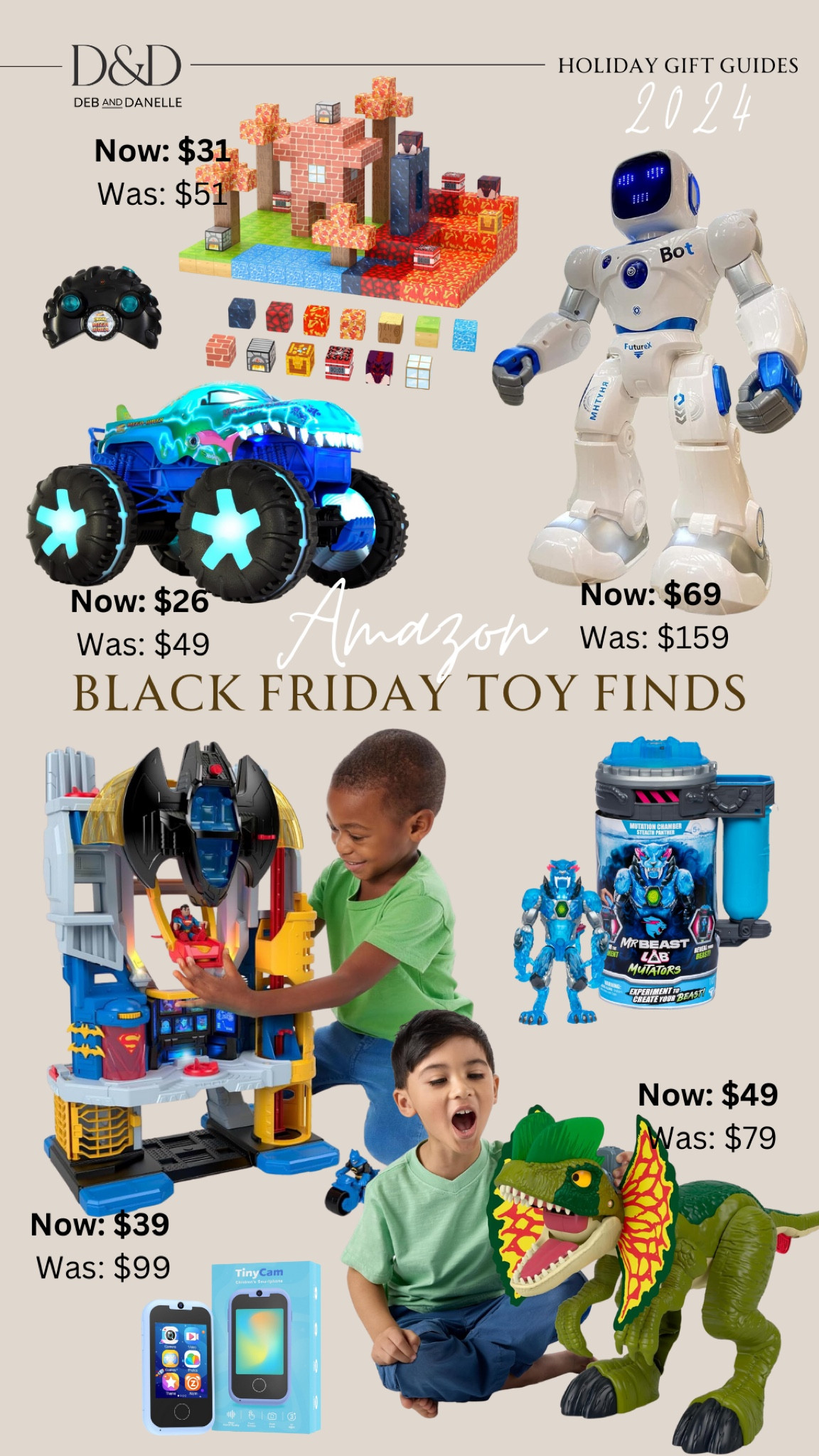 We currently have five grandsons to by for during the Christmas season. Here are a few toy gift ideas that are currently on sale for Amazon’s Black Friday event. 

#LTKGiftGuide #LTKHoliday #LTKKids