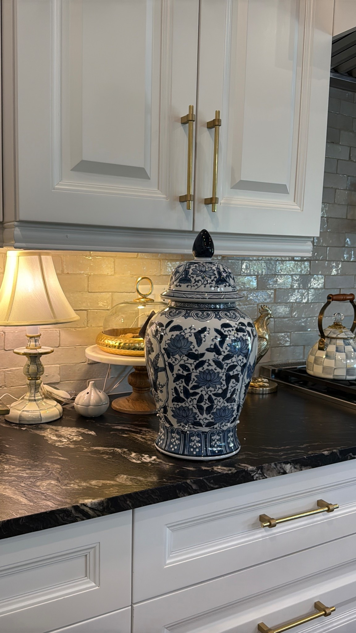 New ginger jar blue and white chinoiserie. Antique look for less. Such a great find!  

#LTKFindsUnder50 #LTKOver40 #LTKHome