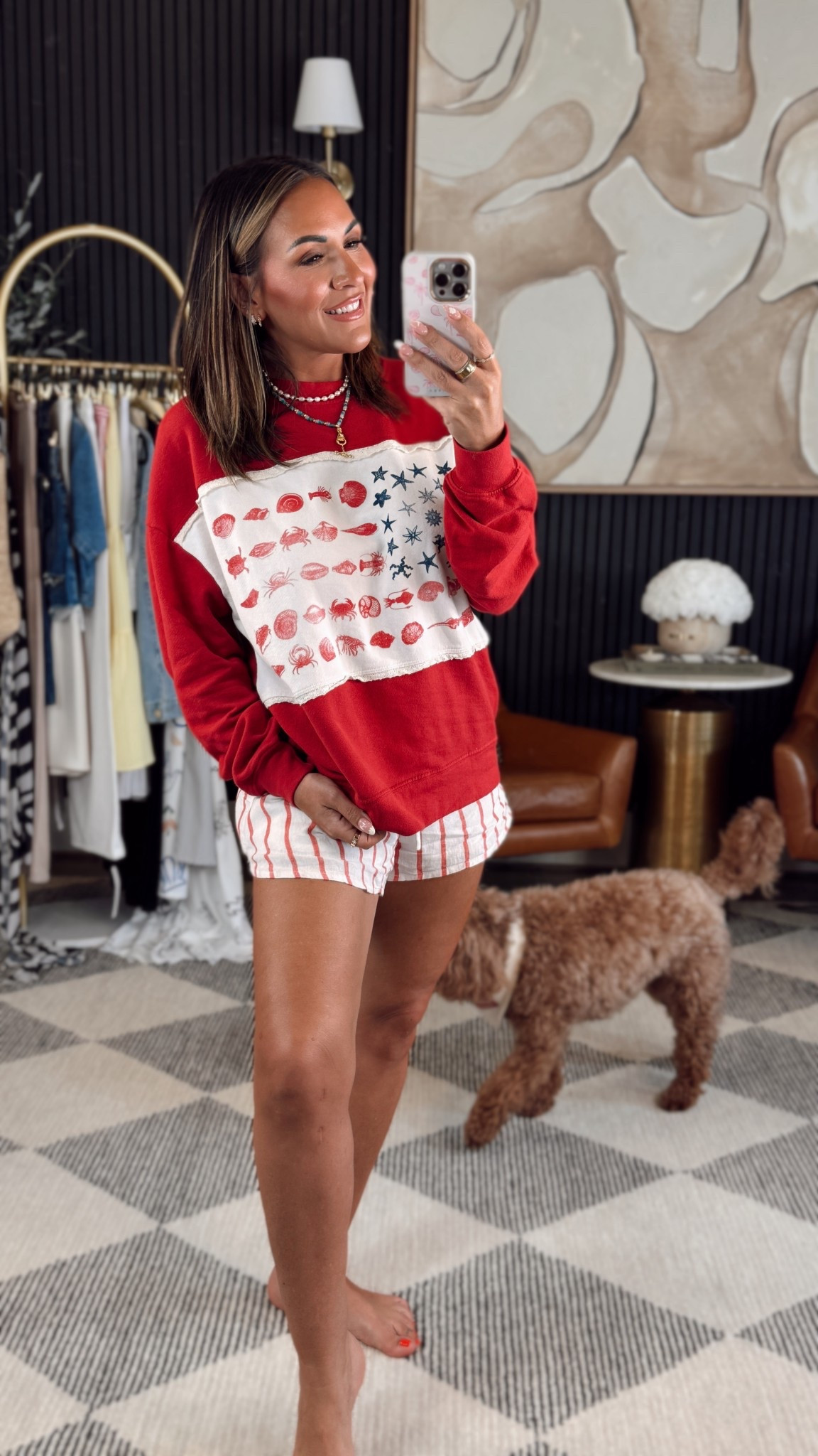 The cutest pullover for summer! 
🇺🇸🐚💙

In a small in pullover 
Xs in shorts 

#LTKPetite #LTKStyleTip #LTKSummerEdit