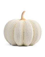 10in Resin Woolen Pumpkin | TJ Maxx