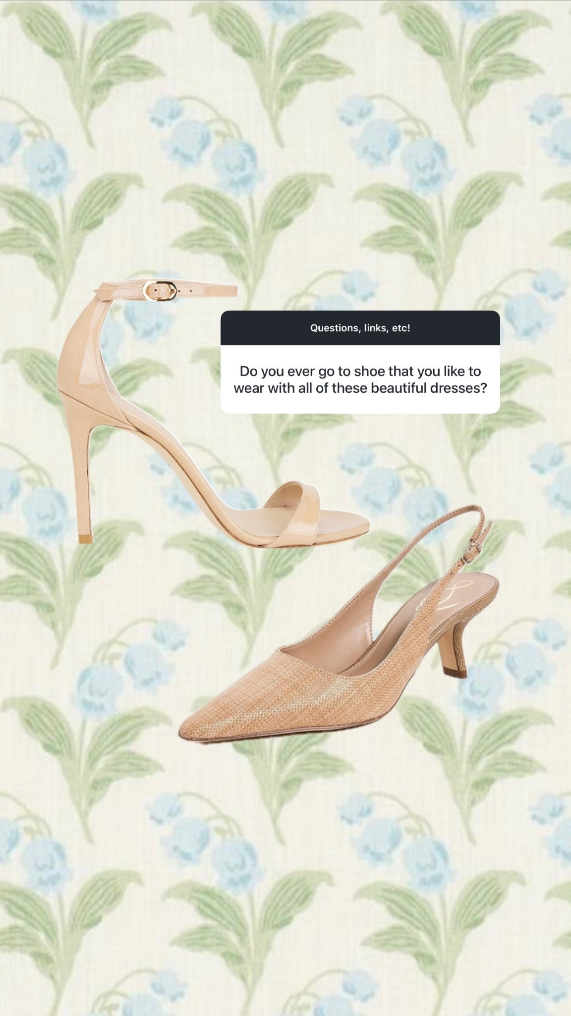 My go to wedding guest heels!