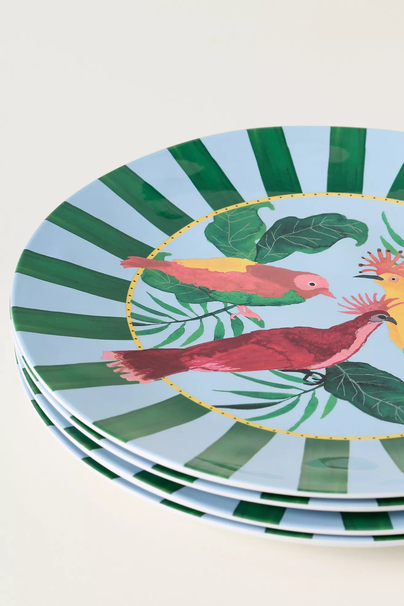 Farm Rio x Anthropologie Melamine Dinner Plates, Set of 4 | Anthropologie (US)