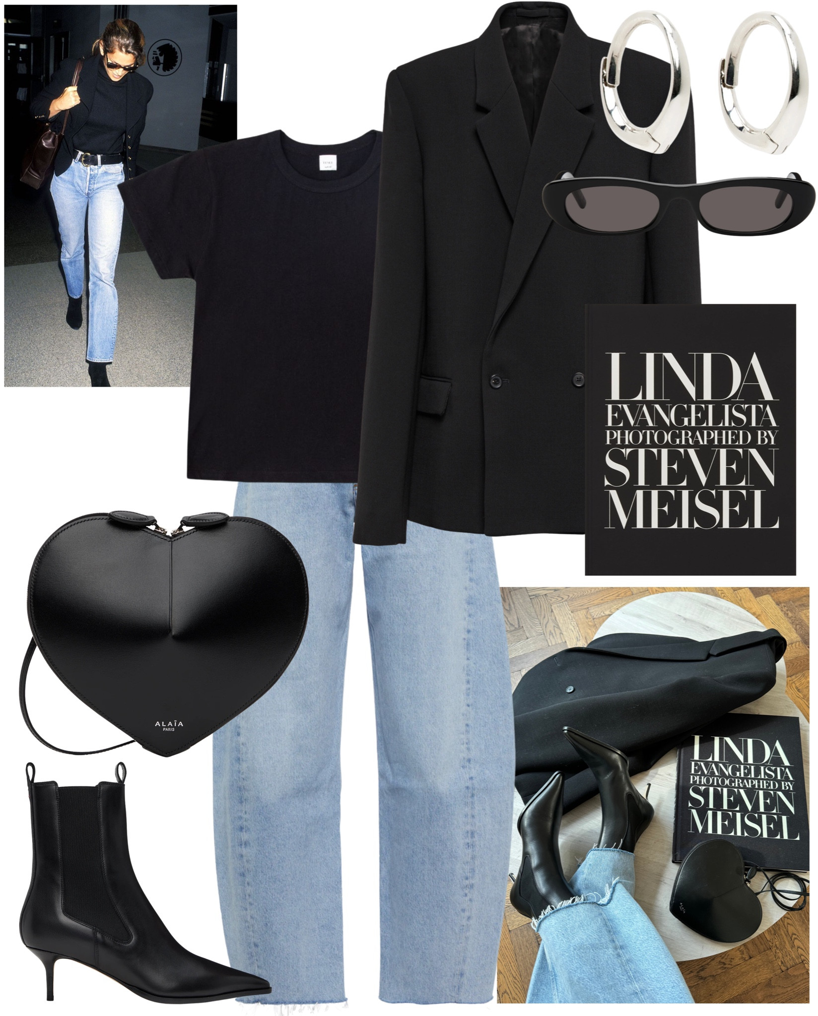 AD | SSENSE Outfit | Aeyde boots | Pointed Boots 

Outfit collage | autumn | winter | jeans | London | Hailey Beiber | edit | book | boots | blazer | October | citybreak | lookbook | workwear | earrings 

#LTKautumn #LTKworkwear #LTKuk