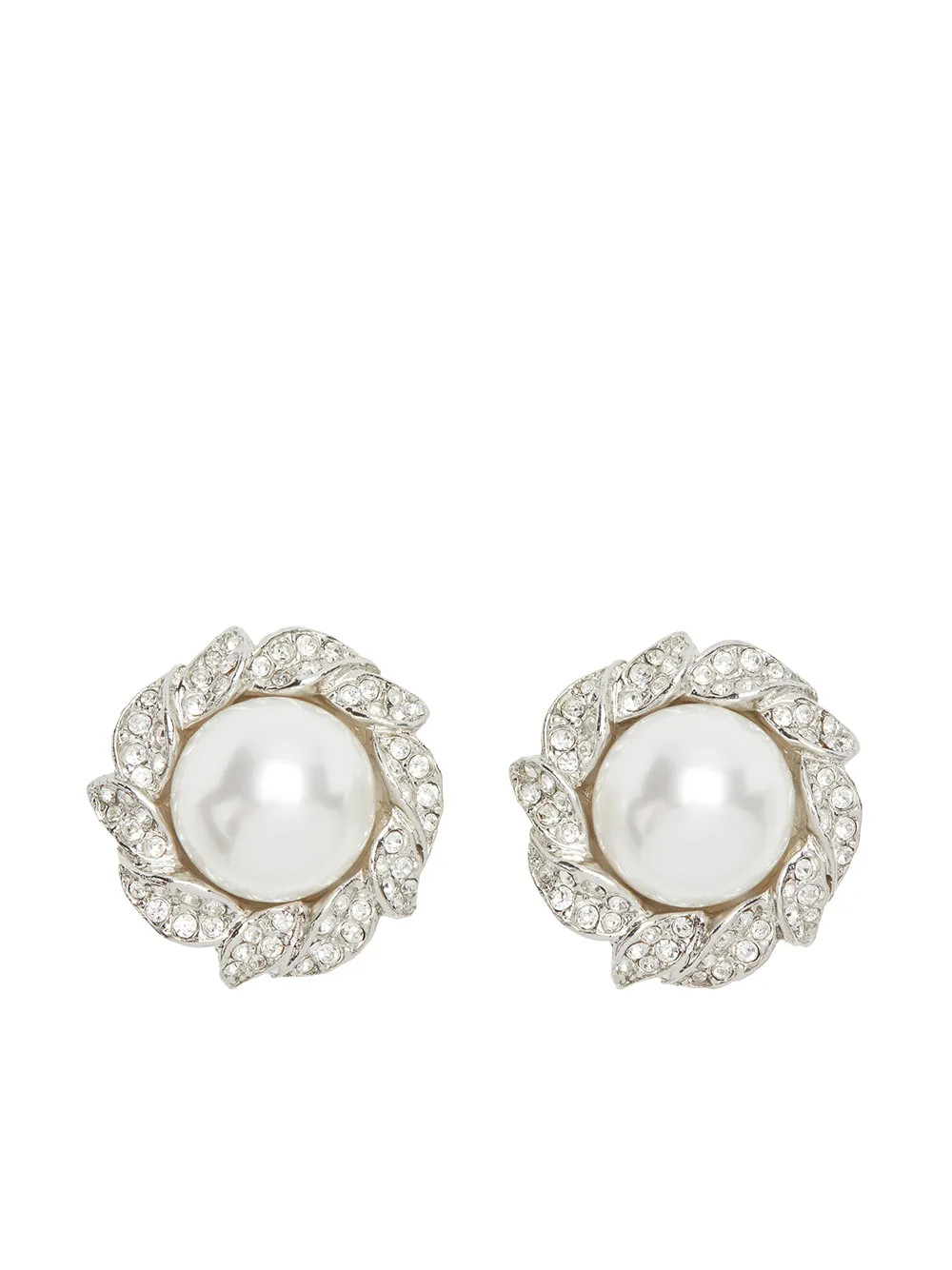 Kenneth Jay Lane pearl-embellished Stud Earrings - Farfetch | Farfetch Global