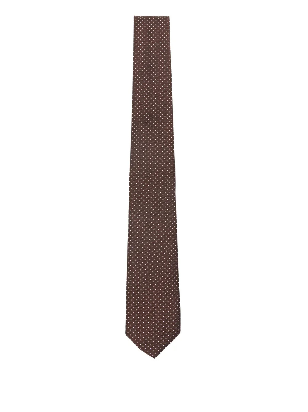 The Frankie Shop polka-dot Tie | Brown | FARFETCH UK | Farfetch Global