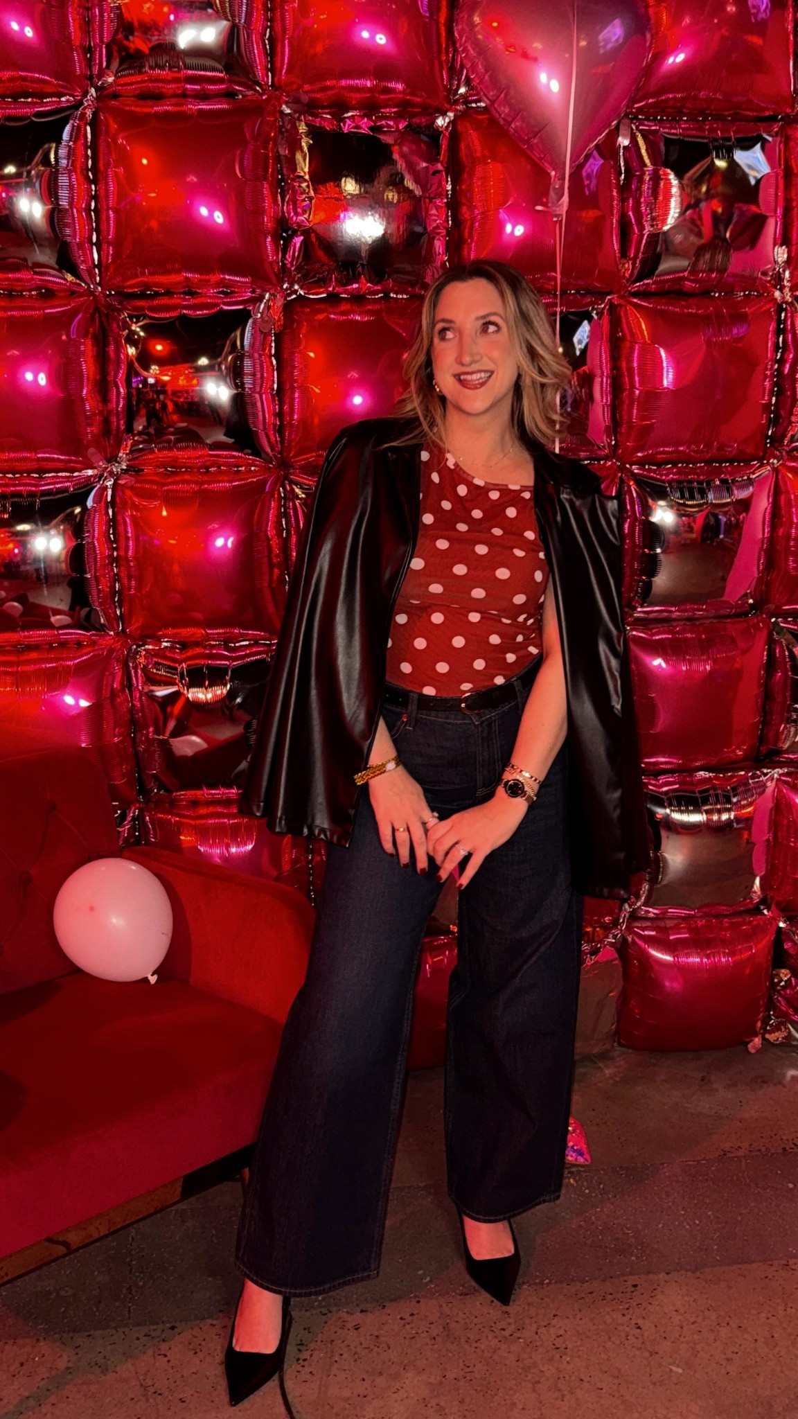 Galentine’s day party! These @abercrombie jeans are my latest hyperfixation piece, they’re the perfect semi baggy fit!

#LTKootd #LTKgrwm